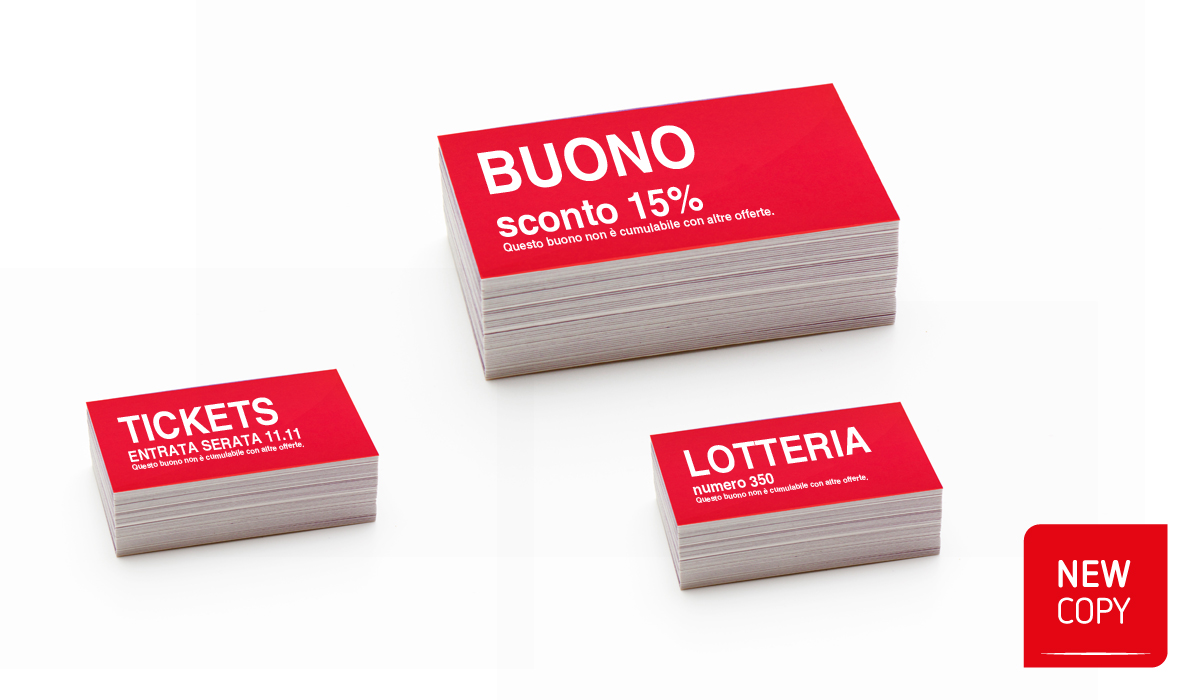 Biglietti Entrata / Lotteria / Buoni